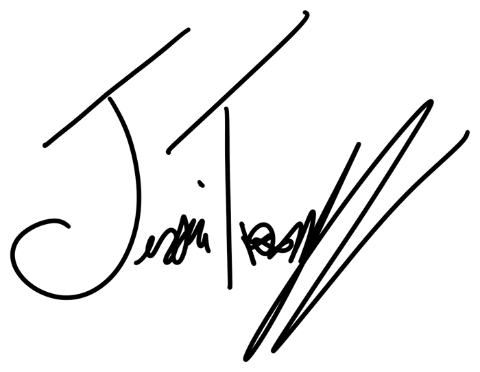 Jessie&rsquo;s signature